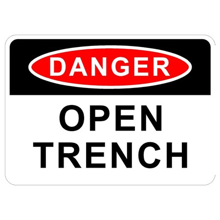 Sign Solutions Usa 10 in Height, 14 in Width, Aluminum, Horizontal Rectangle DCS09DWT1410CUS00049